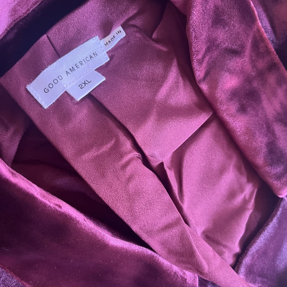 NWT Good American Velvet Exec Blazer Dress Plus Size​ - Picture 7 of 8